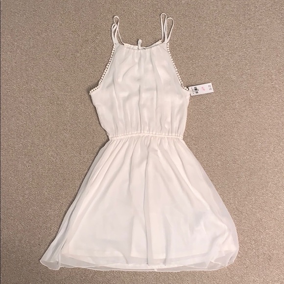 Abercrombie & Fitch Dresses & Skirts - white tassel dress